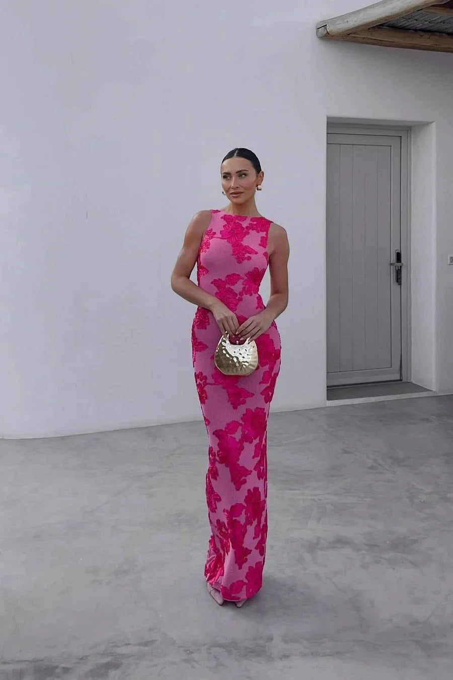 sla the label pink dress SLA The Label - July Dress