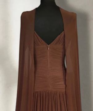The Ru Dress - Brown