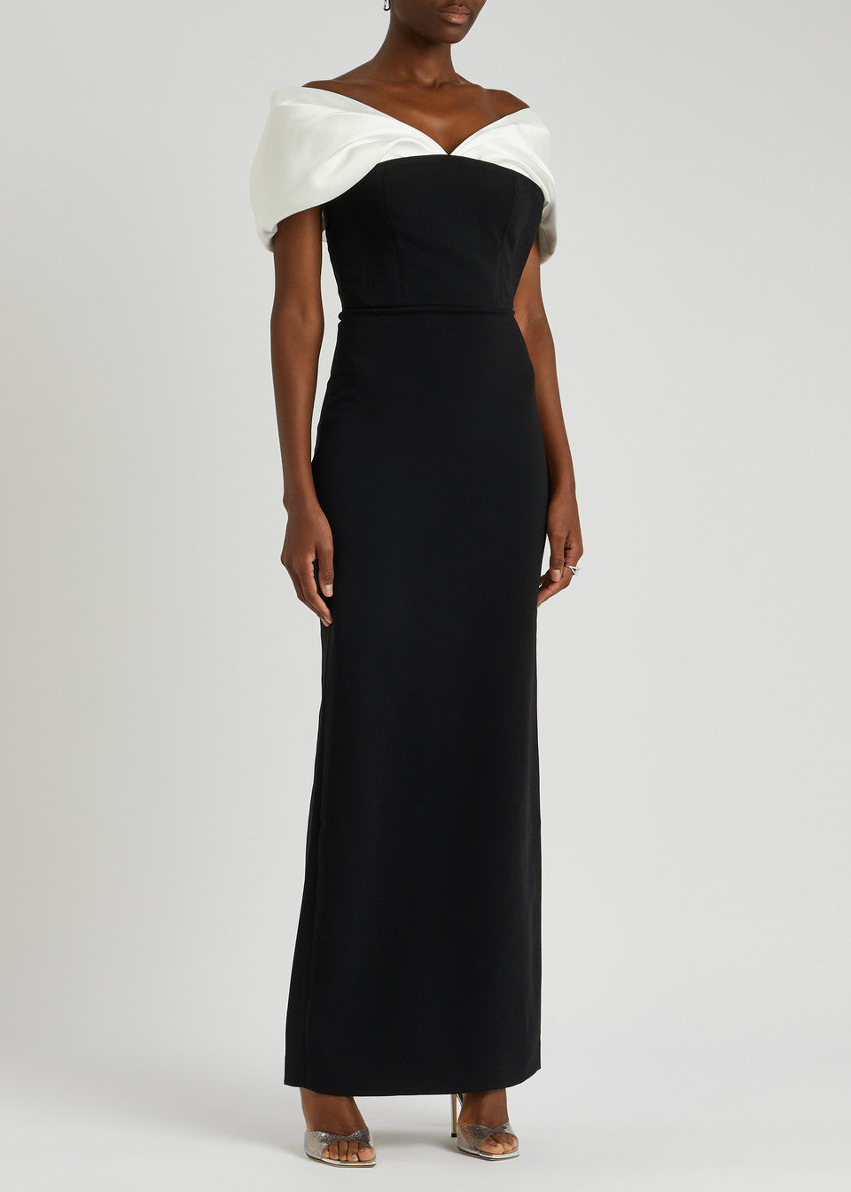 Solace - Dakota Maxi Dress - Black & White