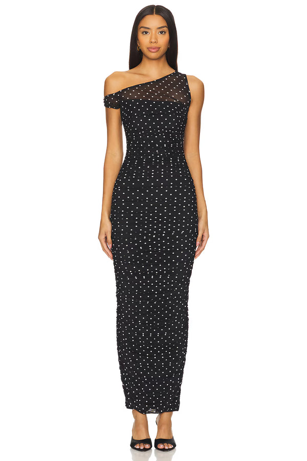 AFRM - Biona Maxi Dress - Noir Dot