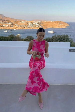SLA The Label - July Dress - Pink