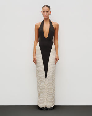Heiress Beverly Hills - The Sculpted Dress - Black and White