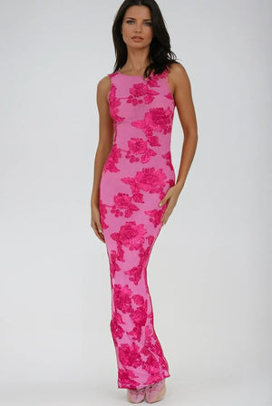 SLA The Label - July Dress - Pink