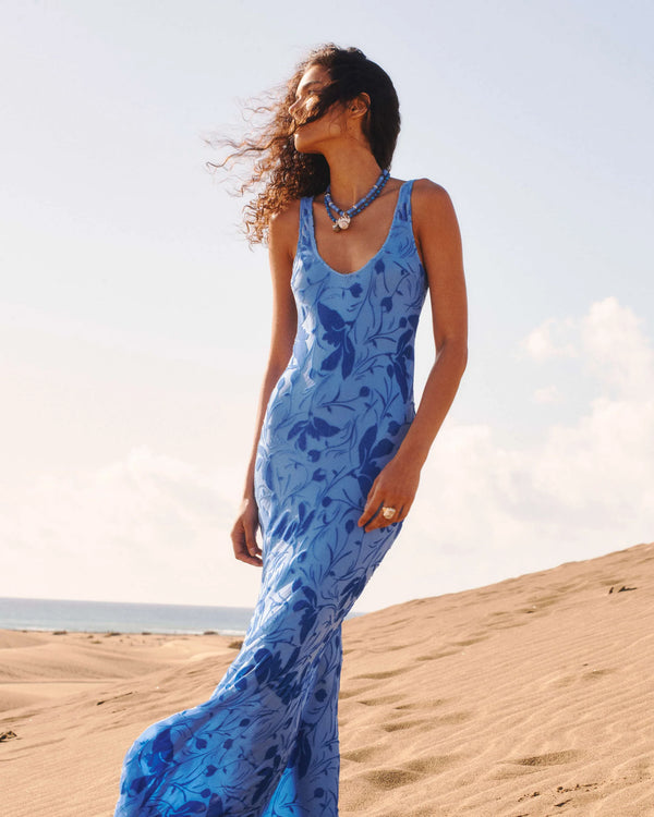 rat and boa blue dress Rat & Boa - Inez Dress