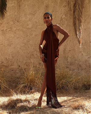 Rat & Boa - Serafia Dress - Cocoa